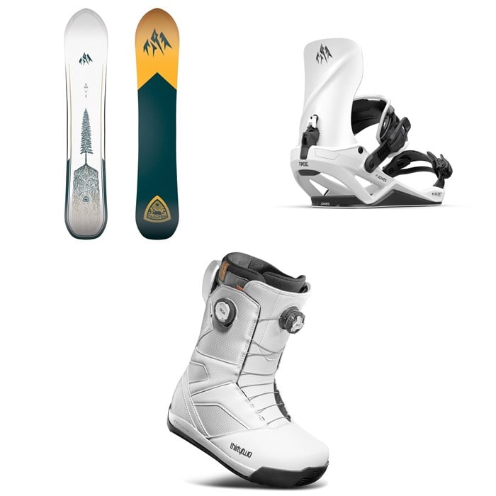 Jones - Jones Frontier 2.0 Snowboard + Mercury Fase Snowboard Bindings + thirtytwo STW Double Boa Snowboard Boots 2026