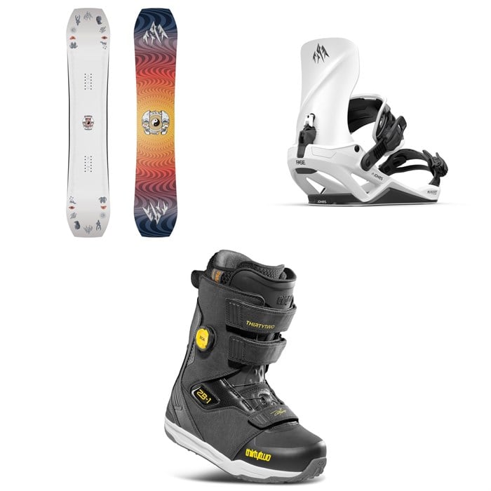 Jones - Jones Tweaker Snowboard + Mercury Fase Snowboard Bindings + thirtytwo ZB-1 Boa Snowboard Boots 2026
