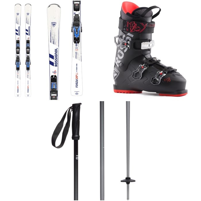 Rossignol - Rossignol Forza 20° + Xpress 10 GW Bindings + Rossignol Evo 70 Ski Boots + evo Merge Ski Poles