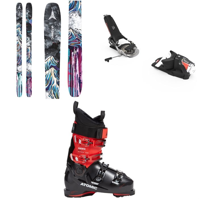 Atomic - Atomic Bent 90 Skis + Look Pivot 12 GW Ski Bindings + Atomic Hawx Ultra 100 GW Ski Boots 2025