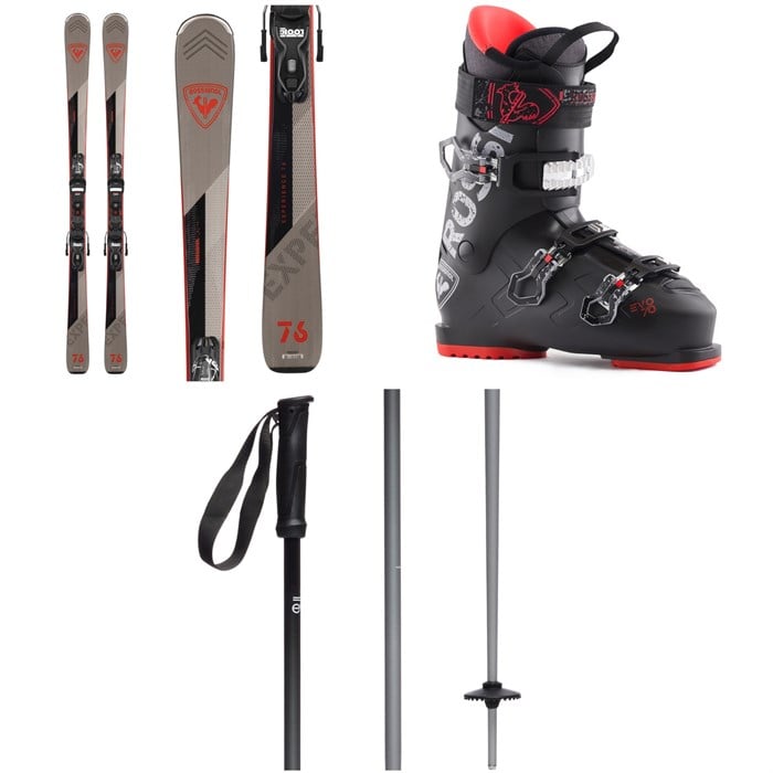 Rossignol - Rossignol Experience 76 + XP 10 Bindings + Rossignol Evo 70 Ski Boots 2025 + evo Merge Ski Poles