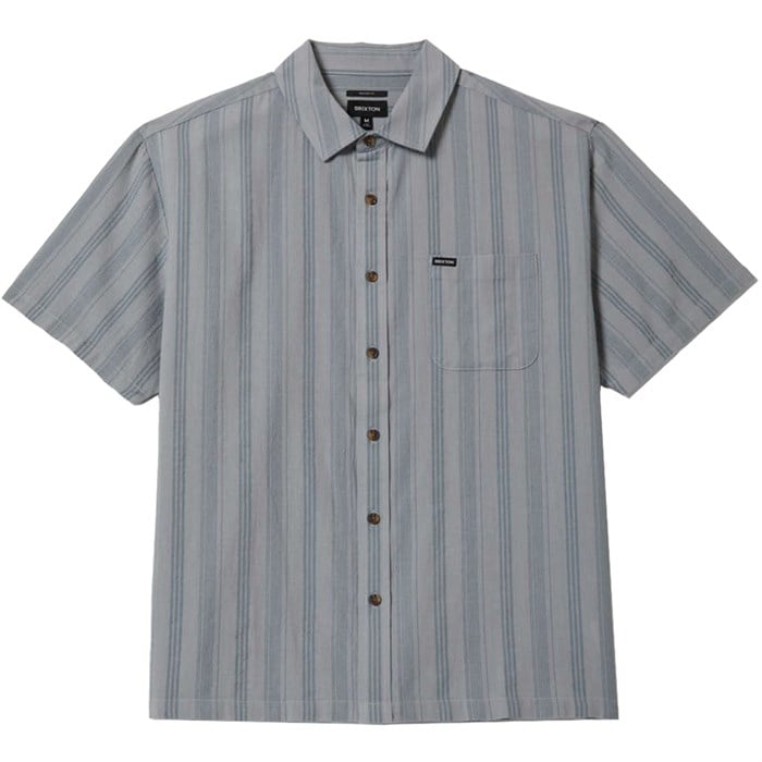 Brixton - Brixton Cru Stripped Dobby Short-Sleeve Woven Shirt - Men's