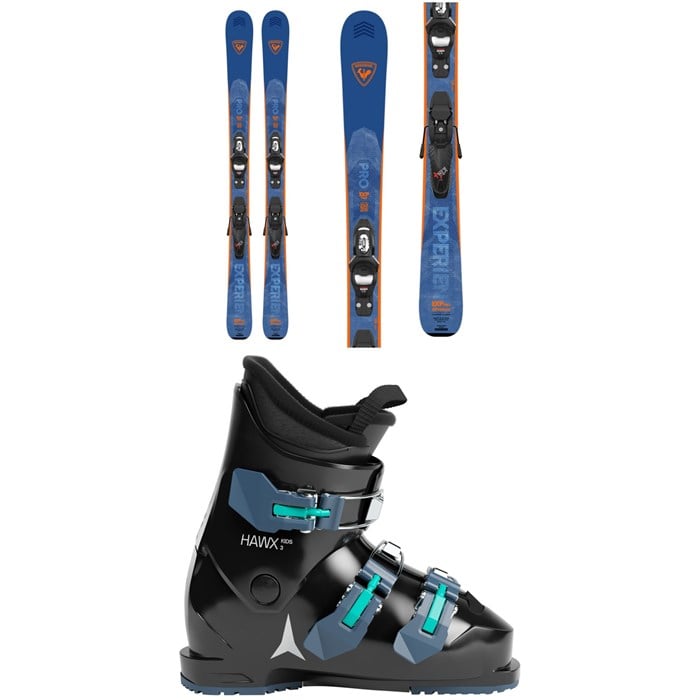 Rossignol - Rossignol Experience Pro Skis + Kid X 4 GW Bindings + Atomic Hawx Kids 3 Ski Boots - Kids'