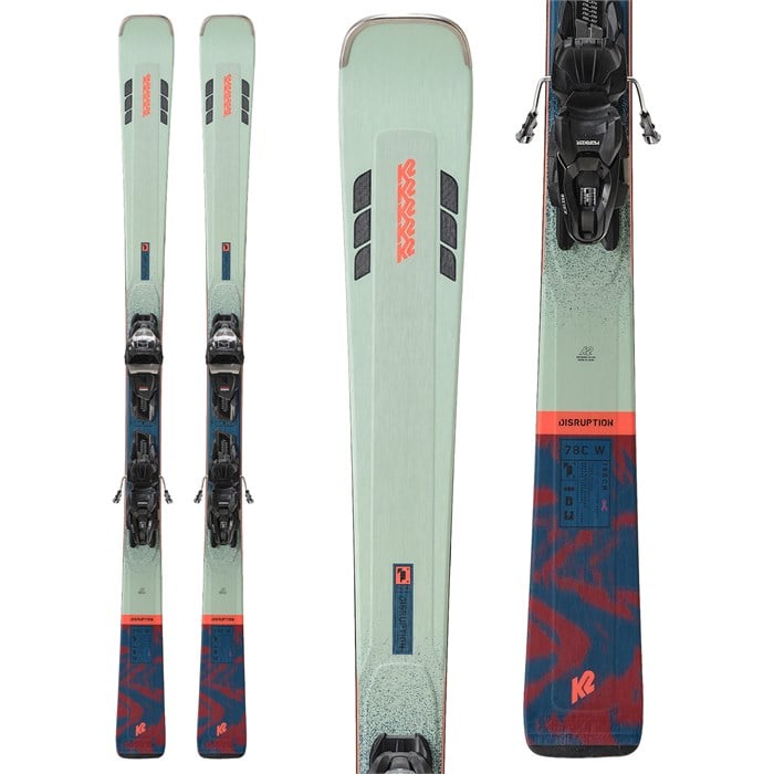 K2 - K2 Disruption 78 C Skis + ER3 10 Bindings 2024 - Used