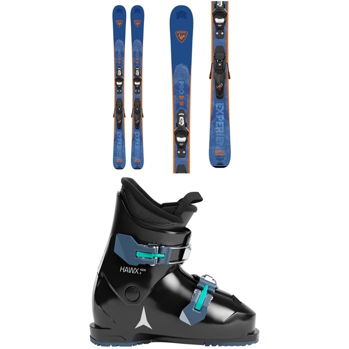 Rossignol - Rossignol Experience Pro Skis + Kid X 4 GW Bindings + Atomic Hawx Kids 2 Ski Boots - Kids'