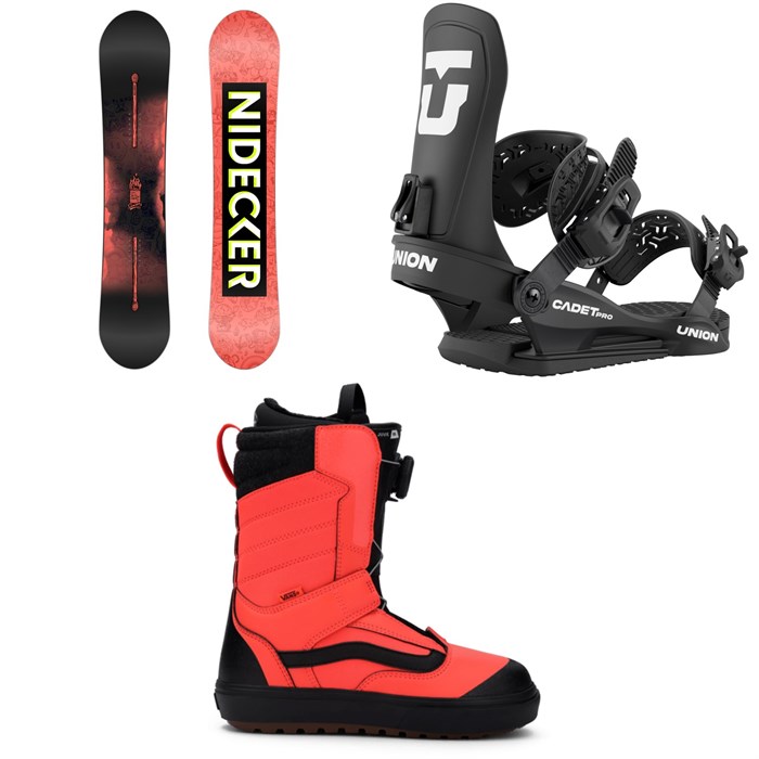 Nidecker - Nidecker Sensor Pro Snowboard + Union Cadet Pro Snowboard Bindings + Vans Juvie OG Snowboard Boots - Kids' 2026