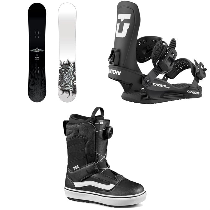 Lib Tech - Lib Tech Mini Ramp Snowboard + Union Cadet Pro Snowboard Bindings + Vans Juvie OG Snowboard Boots - Kids' 2026