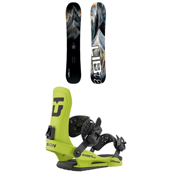 Lib Tech - Lib Tech Dynasword C3 Snowboard + Union Cadet Pro Snowboard Bindings - Kids' 2026