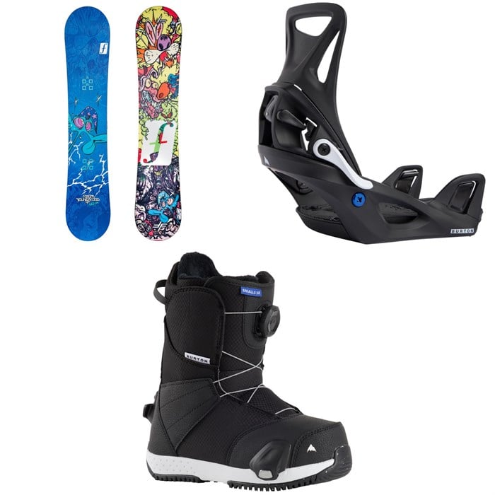 Forum - Forum Youngblood Mini Snowboard + Step On Snowboard Bindings + Smalls Step On Snowboard Boots - Kids' 2026