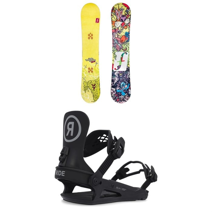 Forum - Forum Youngblood Mini Snowboard + Ride K-1 Snowboard Bindings - Kids' 2026