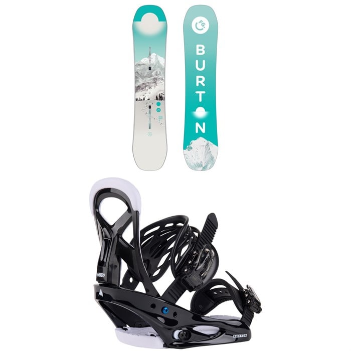 Burton - Burton Feelgood Smalls Snowboard + Smalls Snowboard Bindings - Kids' 2026