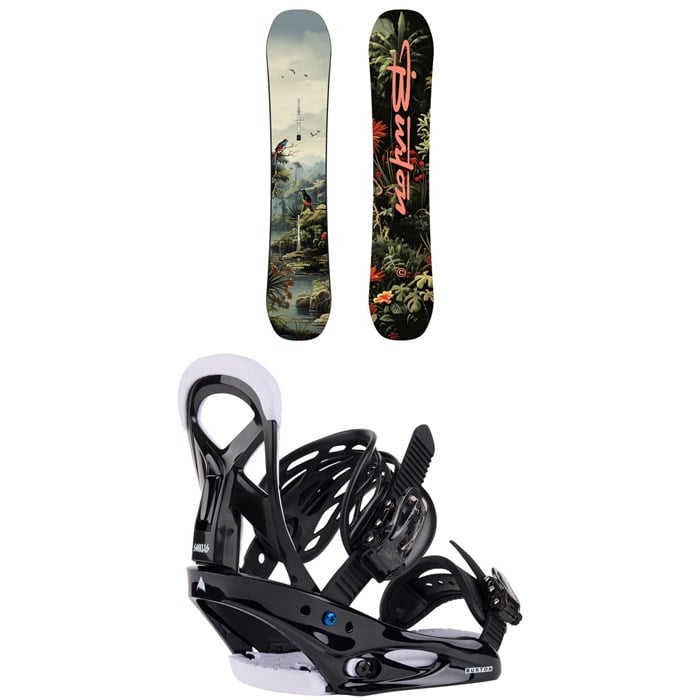 Burton - Burton Custom Smalls Snowboard + Smalls Snowboard Bindings - Kids' 2026