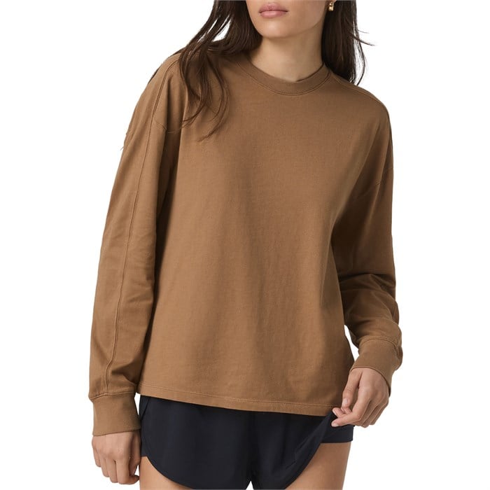 Vuori - Vuori Long-Sleeve Heavyweight Cotton T-Shirt - Women's