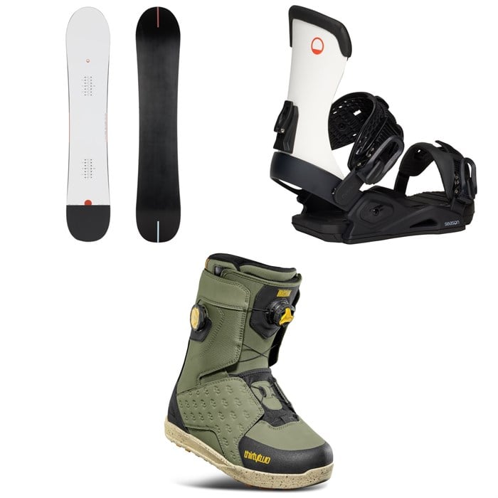 Season - Season Lolo Snowboard + Meld Snowboard Bindings + thirtytwo Lashed Double Boa Snowboard Boots 2026