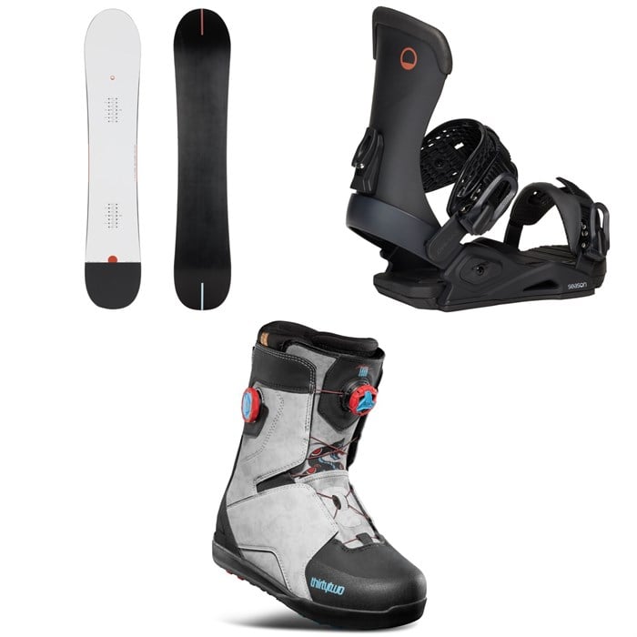 Season - Season Lolo Snowboard + Meld Snowboard Bindings + thirtytwo Lashed Double Boa Snowboard Boots 2026