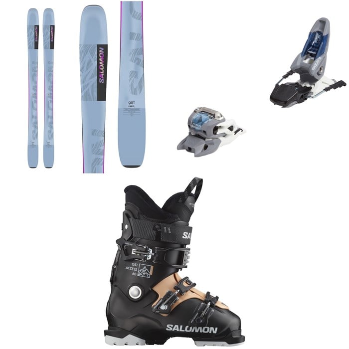 Salomon - Salomon QST Lux 92 Skis + Marker Squire 11 Ski Bindings + Salomon QST Access 60 W Ski Boots - Women's 2025