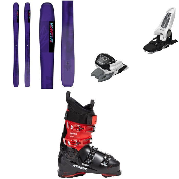 Salomon - Salomon QST 98 Skis + Marker Griffon 13 ID Ski Bindings + Atomic Hawx Ultra 100 GW Ski Boots 2025