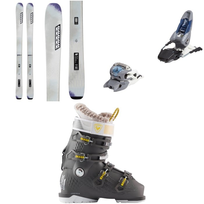 K2 - K2 Mindbender 90 C W Skis + Marker Squire 11 Ski Bindings + Rossignol Alltrack Pro 80 Ski Boots - Women's