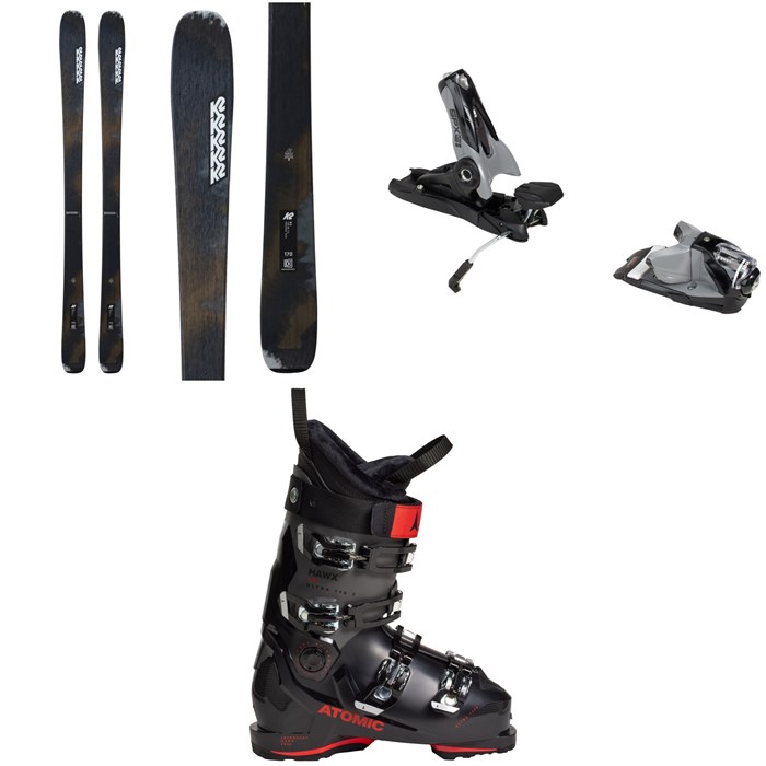 K2 - K2 Mindbender 85 Skis + Look SPX 12 GW Pro Ski Bindings + Atomic Hawx Ultra 110X Ski Boots