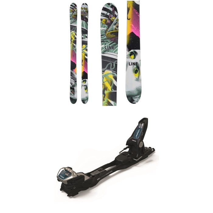 Line - Line Skis Bacon 108 Skis + Marker Baron EPF 13 L Alpine Touring Ski Bindings