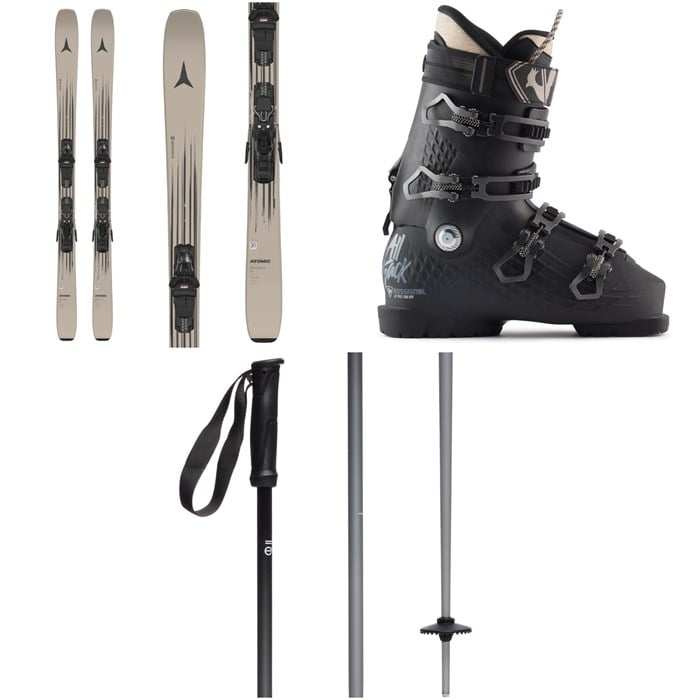 Atomic - Atomic Maverick 84 Skis + M10 GW Bindings + Rossignol Alltrack Pro 100 MV Ski Boots + evo Merge Ski Poles
