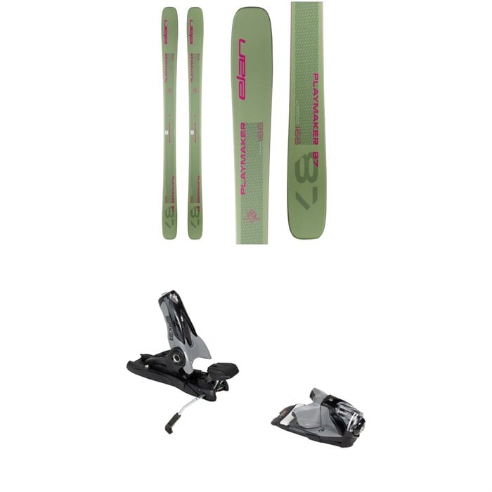 Elan - Elan Playmaker 87 Skis + Look SPX 12 GW Pro Ski Bindings