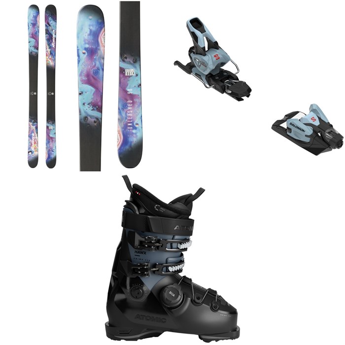 Nordica - Nordica Unleashed 98 Skis + Salomon Strive 12 GW Ski Bindings + Atomic Hawx Prime 110 BOA Ski Boots 2026