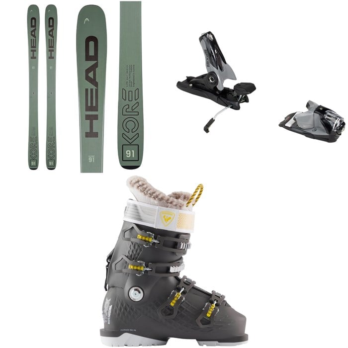 Head - Head Kore 91 Skis + Look SPX 12 GW Pro Ski Bindings + Rossignol Alltrack Pro 80 Ski Boots - Women's
