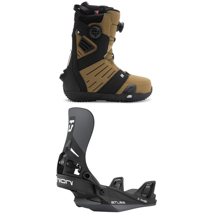 DC - DC Judge Step On Snowboard Boots + Union Atlas Step On Snowboard Bindings 2026