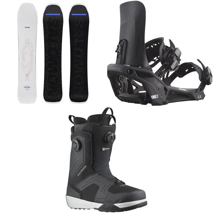 Salomon - Salomon Jetstream Snowboard + XA Supermatic Snowboard Bindings + Dialogue Dual Boa Snowboard Boots 2026