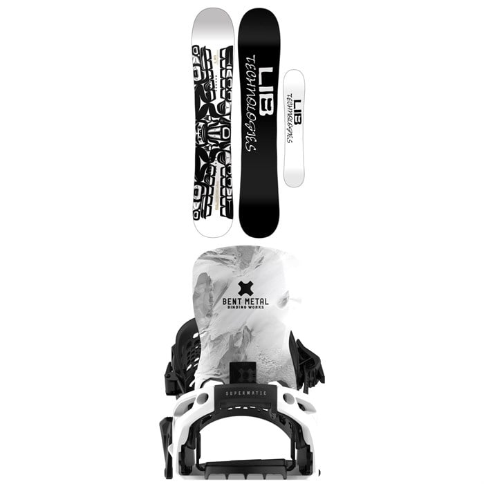 Lib Tech - Lib Tech Son Of Birdman Snowboard + Bent Metal Lightning Supermatic Snowboard Bindings 2026