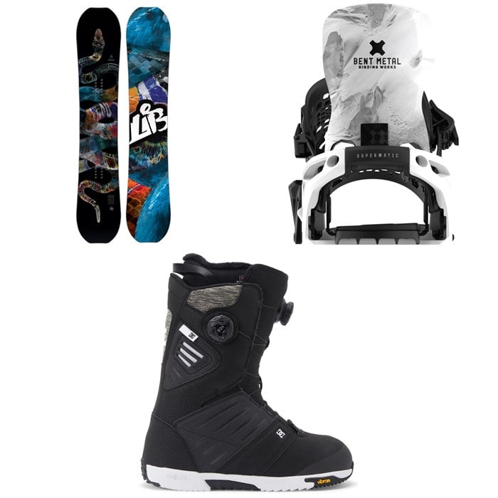 Lib Tech - Lib Tech T. Rice Pro Snowboard + Bent Metal Lightning Supermatic Snowboard Bindings + DC Judge Snowboard Boots 2026