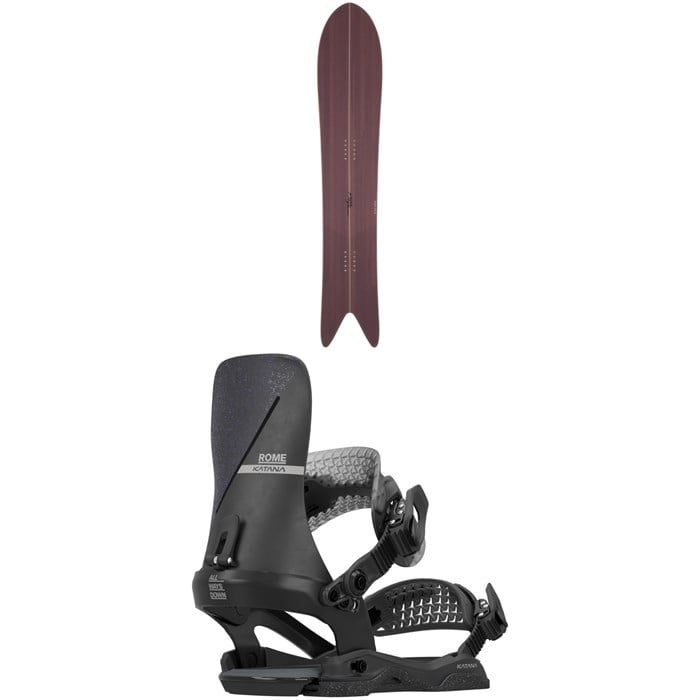 Gentemstick - Gentemstick Mermaid Snowboard + Rome Katana AW Snowboard Bindings - Women's 2026