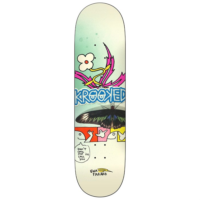 Krooked - Krooked Una Butterfly Call 8.5 Skateboard Deck