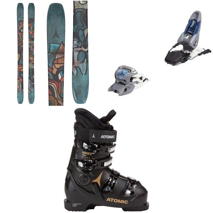 Atomic - Atomic Bent 90 Skis + Marker Squire 11 Ski Bindings + Atomic Hawx Magna 75 W Ski Boots - Women's