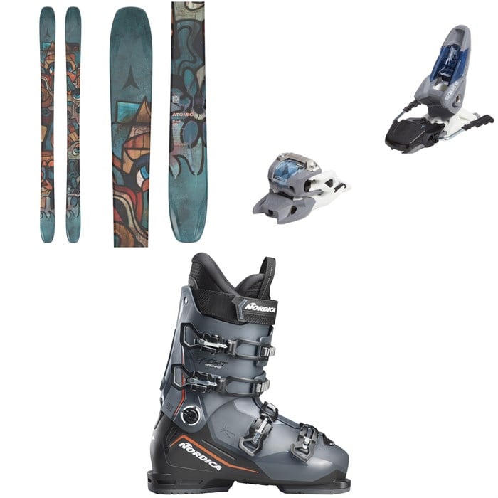 Atomic - Atomic Bent 90 Skis + Marker Squire 11 Ski Bindings + Nordica Sportmachine 3 80 Ski Boots 2026