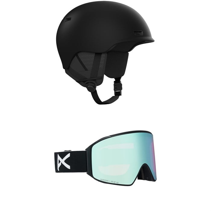 Anon - Anon Oslo WaveCel Round Fit Helmet + M4 Cylindrical MFI Low Bridge Fit Goggles