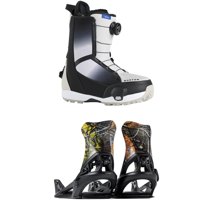 Burton - Burton Waverange Step On Snowboard Boots + Flux DS Step On Snowboard Bindings - Women's 2026