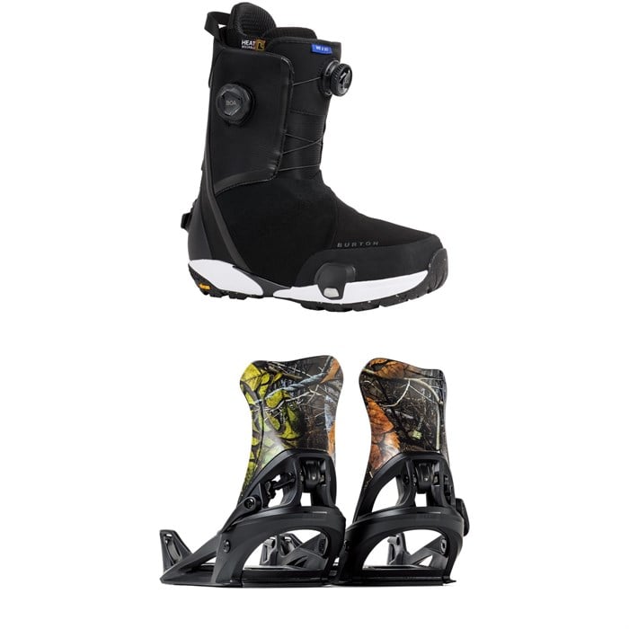 Burton - Burton Waverange X Step On Snowboard Boots + Flux DS Step On Snowboard Bindings 2026