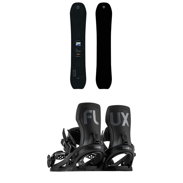 Public Snowboards - Public Snowboards Research Snowboard + Flux XF Snowboard Bindings 2026