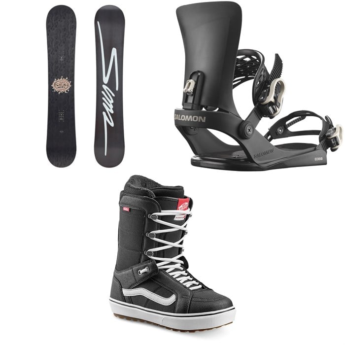 Sims - Sims Bowl Squad LTD Snowboard + Salomon EDB X Snowboard Bindings + Vans Hi Standard OG Snowboard Boots 2026