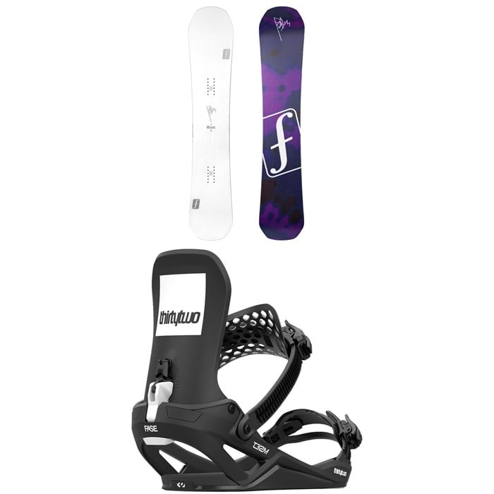 Forum - Forum Roost Snowboard + thirtytwo T32M FASE Snowboard Bindings 2026