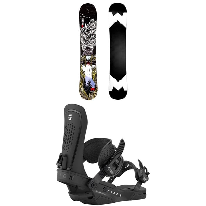 Weston - Weston Gnarnia Snowboard + Union Force Snowboard Bindings 2026