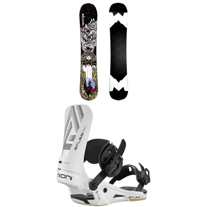 Weston - Weston Gnarnia Snowboard + Union Atlas Pro Snowboard Bindings 2026