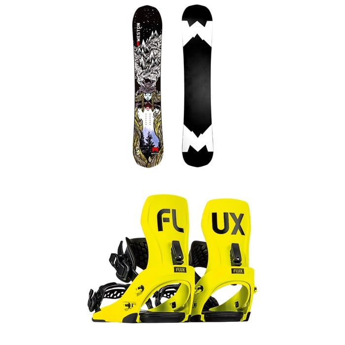 Weston - Weston Gnarnia Snowboard + Flux CV Snowboard Bindings 2026