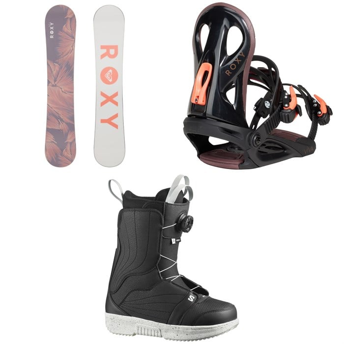 Roxy - Roxy Raina LTD Snowboard + Viva LTD Snowboard Bindings + Salomon Pearl Boa X Snowboard Boots - Women's 2026