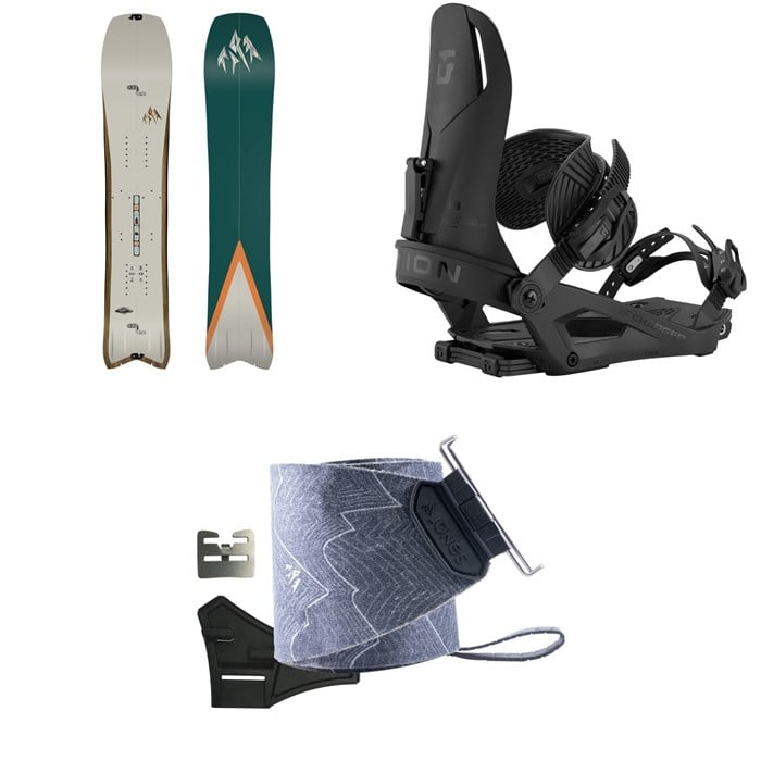 Jones - Jones Hovercraft 2.0 Splitboard + Union Charger Splitboard Bindings + Jones Nomad Pro Quick Tension Trim-To-Fit Splitboard Skins 2026