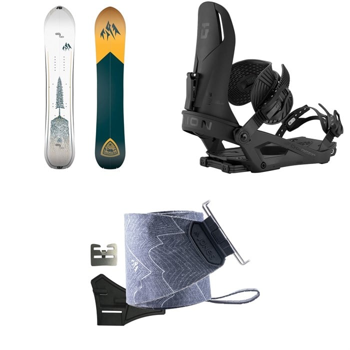 Jones - Jones Frontier 2.0 Splitboard + Union Charger Splitboard Bindings + Nomad Pro Quick Tension Trim-To-Fit Splitboard Skins 2026
