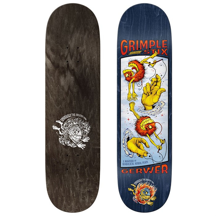 Anti Hero - Anti Hero Grimple Stix Gerwer Obvious Greats 8.25 Skateboard Deck