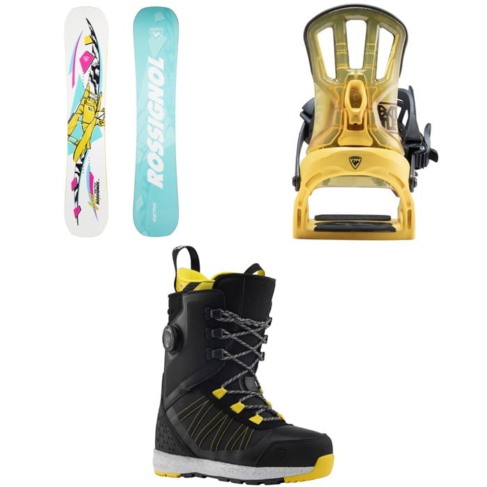 Rossignol - Rossignol Retox Snowboard + Battle Snowboard Bindings + RS Hybrid Snowboard Boots 2026